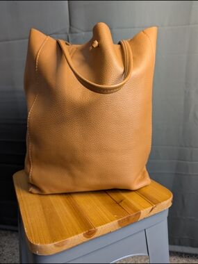 Taylor Tote In Cognac Tan